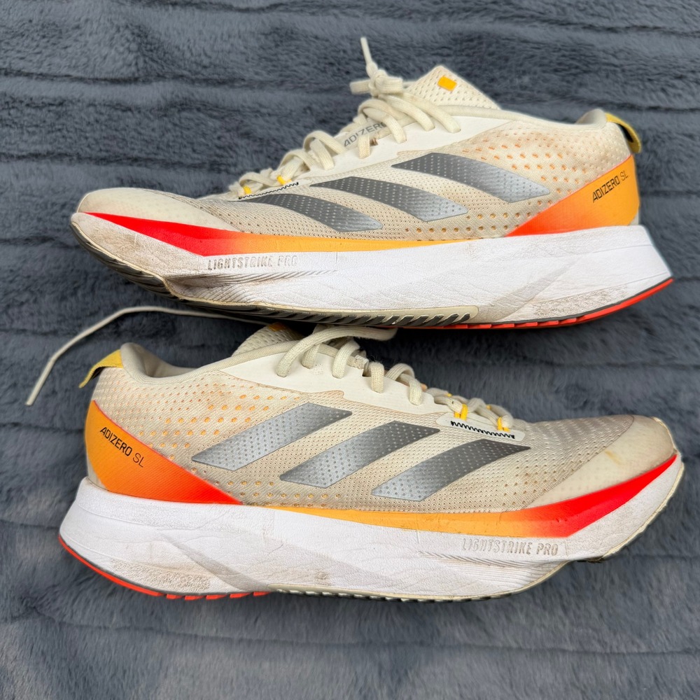 Adidas Adizero SL Womens Running Shoes Ivory Solar Red IG3341 Size 6.5